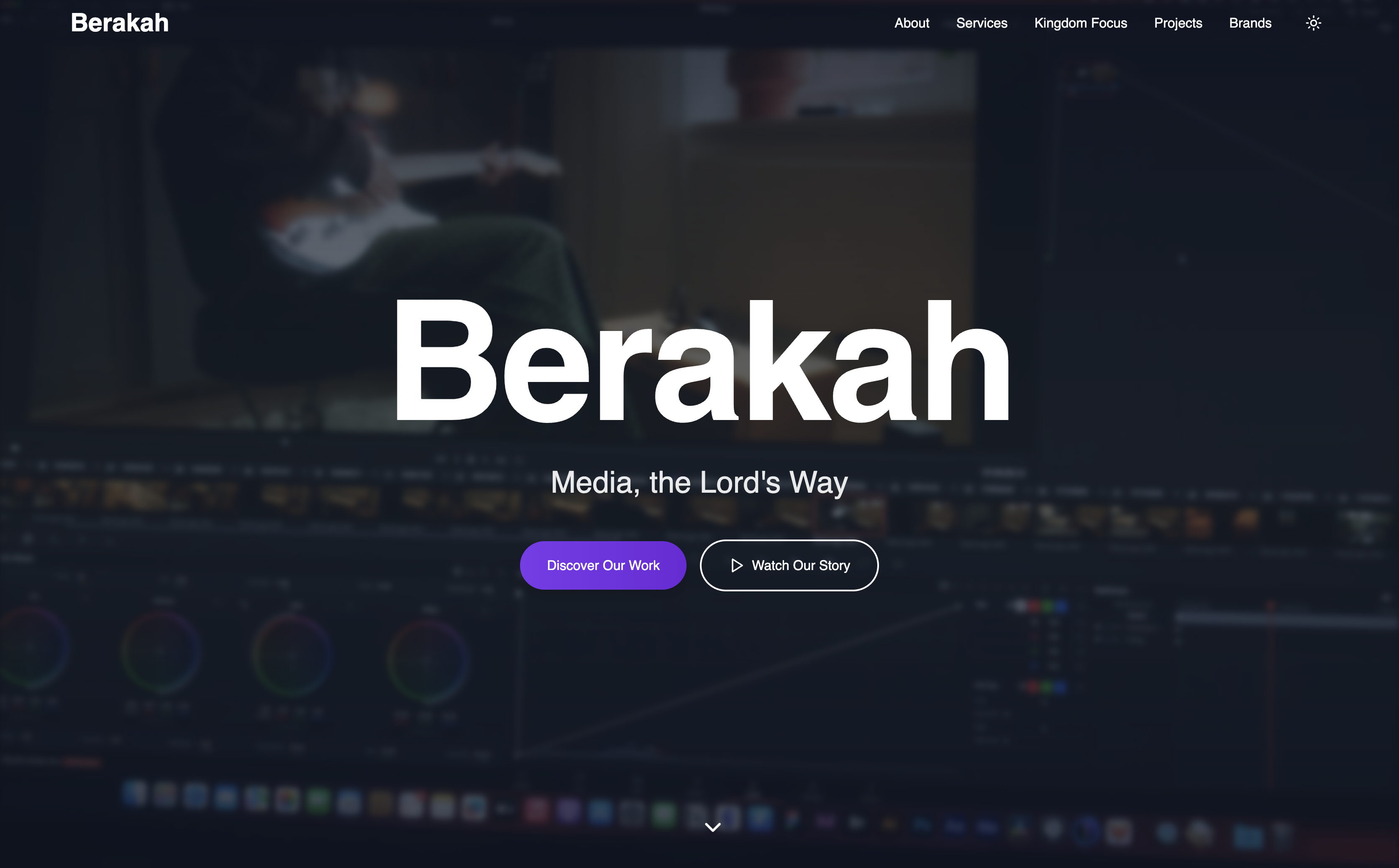 Media Company Landing Page