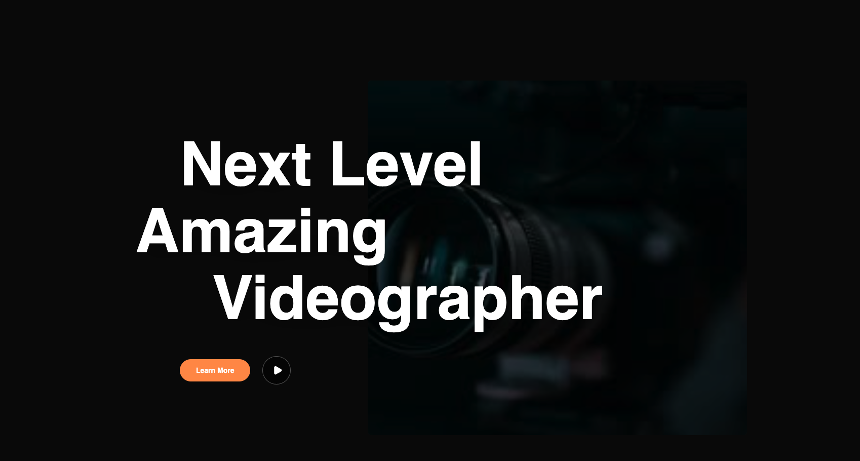 Media Company Landing Page