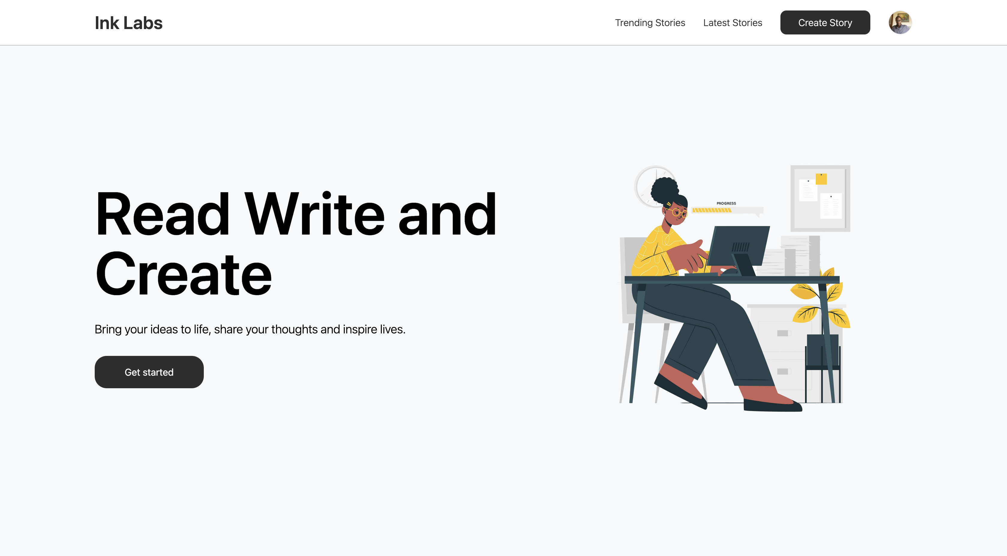 Vocal Inspired Blogging Site